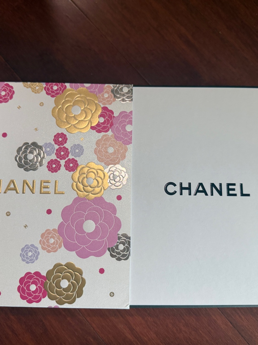 CHANEL Floral Camellia Gift Box - Pink, Gold, Silver